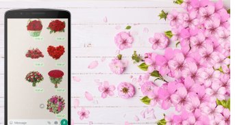 Stickers de flores: rosas para Whatsapp screenshot 4