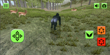 Flying Gorilla Simulator: Wild Gorilla Jungle screenshot 0