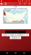 USSR - geographical test - maps, flags, capitals screenshot 7