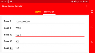 Simple Base Converter screenshot 3