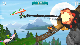 Airborne Motocross Bike Racing screenshot 3