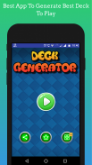 RandomClashCards - Deck Generator For CR screenshot 1