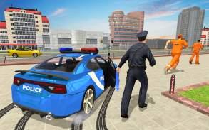 Drive Police Car Gangsters Chase : Free Games screenshot 3