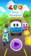 Leo Runner: car games for kids screenshot 0