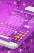 Glitter Pearl Keyboard Theme screenshot 0