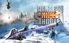 Зимняя гора Снайпер - Современная стрельба screenshot 0