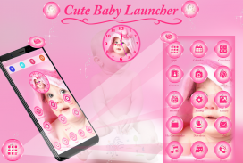 Cute Baby Launcher screenshot 0