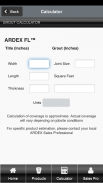 ARDEX Americas Product Calc. screenshot 4