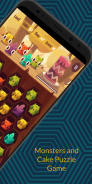 Monsters and Cake Puzzle Game screenshot 2