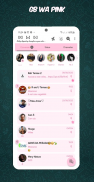 GB WA Theme Pink Aero App 2023 screenshot 2