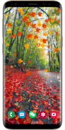 Maple Droplets Live Wallpaper screenshot 0