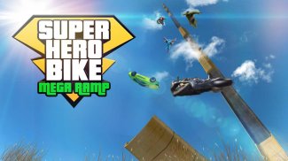 Super Hero Bike Mega Ramp screenshot 5