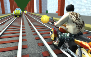 Subway Moto Race: Train Runner screenshot 4