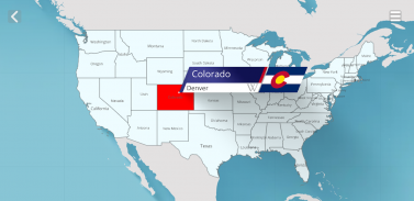 US States map screenshot 3