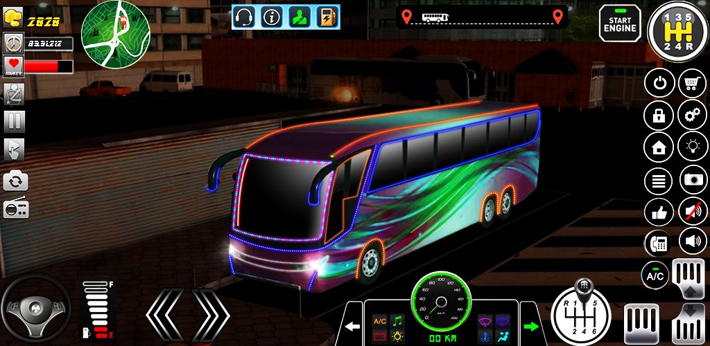 Simulador de ônibus jogo de ônibus real versão móvel andróide iOS