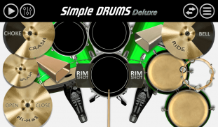Simple Drums Deluxe - Drum Kit screenshot 3