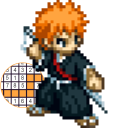 BLEACH Pixel Coloring Anime