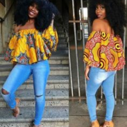 Jeans & Ankara Poncho Tops screenshot 3