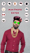 Stylist : Man photo editor & Men HairStyle, Suits screenshot 0