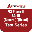 FCI Phase-II AG III (General/Depot) Mock Tests App