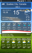 الطقس التطبيق: في الوقت الحقيقي توقعات الطقس الحية screenshot 0