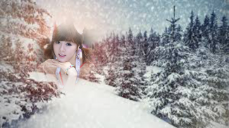 Snowfall Photo Frames montage screenshot 0