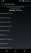 Live Train Times screenshot 0