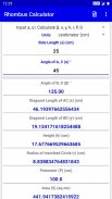 Rhombus Calculator screenshot 5