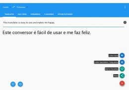 Portuguese English Translator screenshot 7