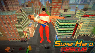 Grand Superhero Flying Robot : City Rescue Mission screenshot 1