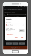 MP3 Audio Gain and Equalizer screenshot 6