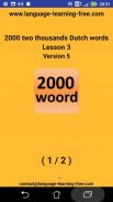 2000 Dutch Words (most used) screenshot 2