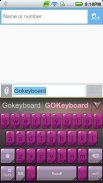 GO Keyboard Ladies theme screenshot 4