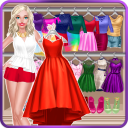 Fashion Doll Dress Up Icon