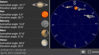 Sun, moon and planets screenshot 0