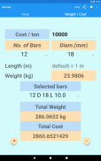 Steel Bars Calculator screenshot 10