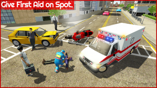 City Ambulance Rescue Duty Simulator screenshot 0