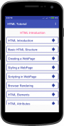 HTML Tutorial screenshot 0