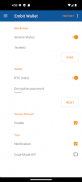 Embit: Bitcoin Wallet, Testnet screenshot 1