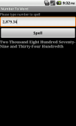 Spell Numbers screenshot 1