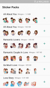 Love Story Stickers - WAStickerApps screenshot 2