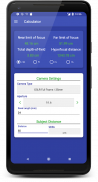 DOF Calculator screenshot 3