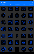 Black and Blue Icon Pack ✨Free✨ screenshot 11