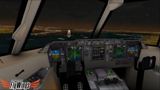 Flight Simulator Night NY Free screenshot 18