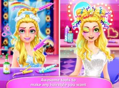 Rainbow Hair Salon - Dress Up screenshot 2