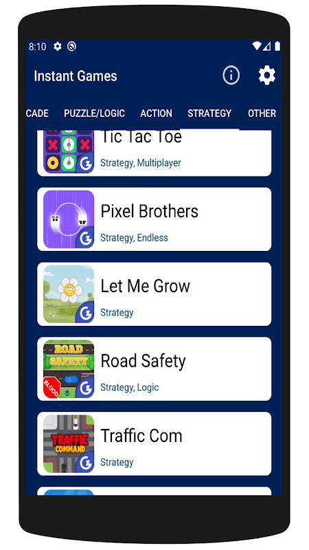 Instant Games- Play 1000+ games without installing Apk Download for  Android- Latest version 1.0.0- com.instant.games