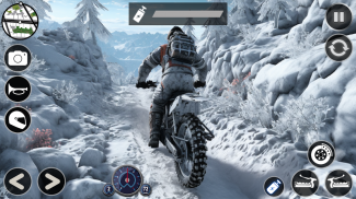 Dirt Bike Mountain Snow Race screenshot 6