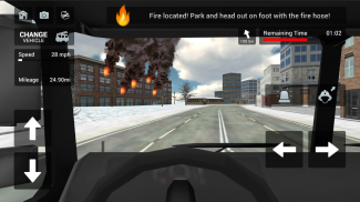 Fire Truck Rescue Simulator screenshot 2