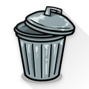 Trash Can Loop Icon