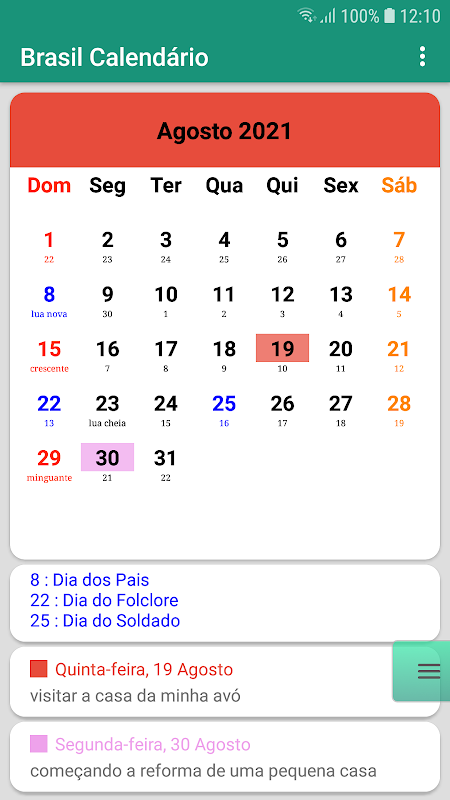 Brasil Calendário 2023 - Apps on Google Play